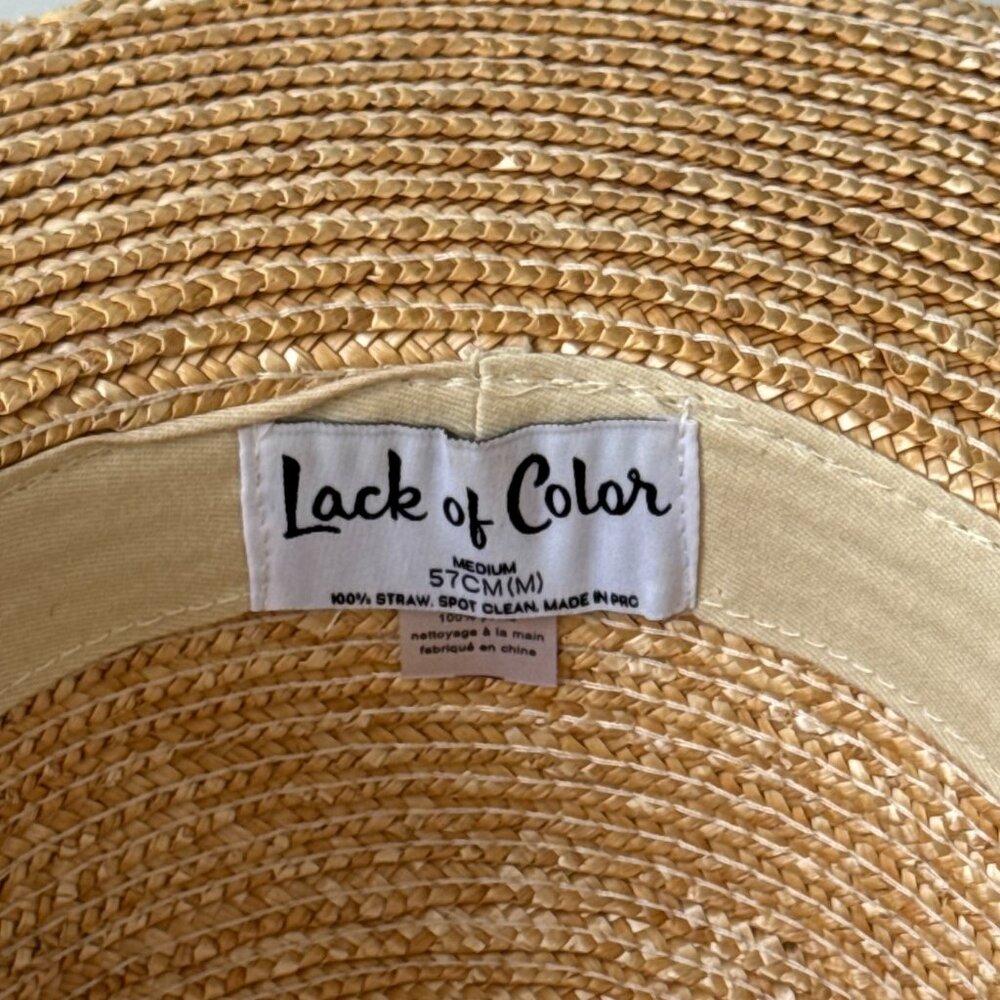 LACK OF COLOR | Straw Boater Hat - Picture 4 of 4